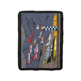 Reno Racing Jets Sherpa Fleece Blanket