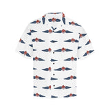 Auburn Tiger Wings White Hawaiian Shirt
