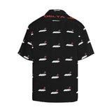 B-717 FDJ Logo Black Hawaiian Shirt