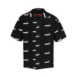 B-717 FDJ Logo Black Hawaiian Shirt