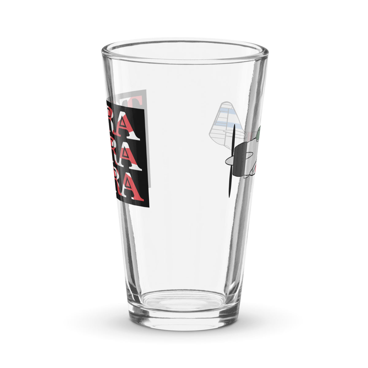 TORA Japanese Zero Shaker pint glass – Cockpit Creations