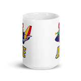 B-737 WN Jake White glossy mug