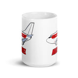 B-737 Janet "Marivel" White glossy mug