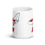 B-737 Janet "Jeff" White glossy mug