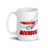 B-737 Janet "Moondog" White glossy mug
