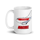B-737 Janet "Marivel" White glossy mug