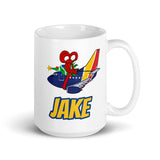 B-737 WN Jake White glossy mug