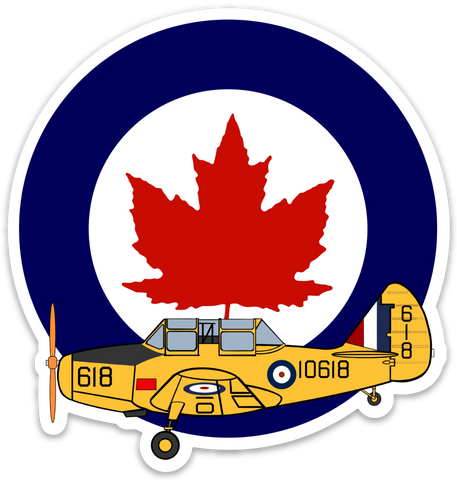 PT-26 RCAF Maple Leaf Roundel Sticker