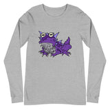 Purple HYPNOTOAD Unisex Long Sleeve Tee