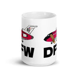 B-737 Knuckle Dragger BI DFW Mug