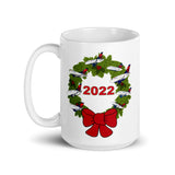 Christmas 2022 RINO White glossy mug
