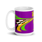 P-51 Voodoo Reno White glossy mug
