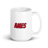 Christmas 2022 AMES White glossy mug