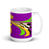 P-51 Voodoo Reno White glossy mug