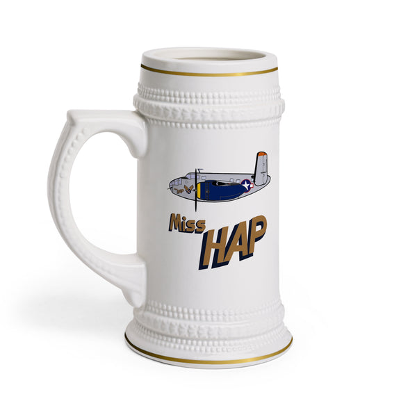 B-25 Miss Hap American Airpower Museum Stein Mug