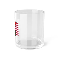 P-40 Shark and 48 Star Flag Bar Glass