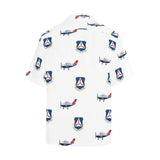 Civil Air Patrol Logo White Hawaiian Shirt