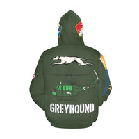 Huey UH-1 Greyhound All Over Print Hoodie