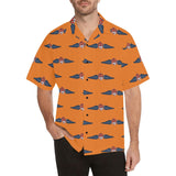 Auburn Tiger Wings Orange Hawaiian Shirt