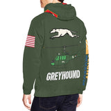 Huey UH-1 Greyhound All Over Print Hoodie