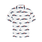 Auburn Tiger Wings White Hawaiian Shirt