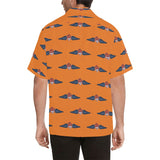Auburn Tiger Wings Orange Hawaiian Shirt