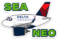 A-320 Mother D NEO SEA Sticker