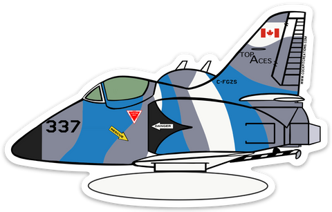 A-4 Skyhawk Camp Top Aces Sticker