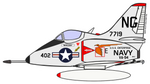 A-4 Skyhawk VA-94 Sticker