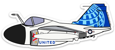 A-6 UA Sticker