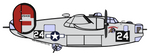 B-24 Tulsamerican Sticker