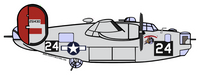B-24 Tulsamerican Sticker