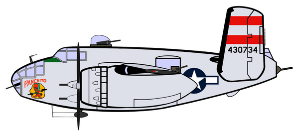 B-25 Panchito Sticker