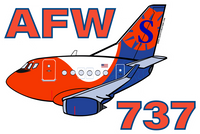 B-737 Sun Country AFW MTX Sticker