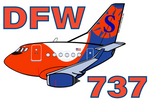 B-737 Sun Country DFW MTX Sticker