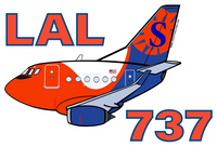 B-737 Sun Country LAL MTX Sticker