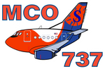 B-737 Sun Country MCO MTX Sticker