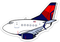 B-737 Mother D Sticker Small