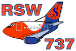 B-737 Sun Country RSW MTX Sticker