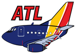 B-737 WN ATL Sticker