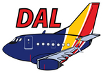 B-737 WN DALSticker