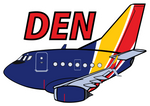 B-737 WN DEN Sticker