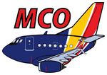 B-737 WN MCO Sticker