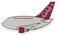 B-767 Omni Air Sticker