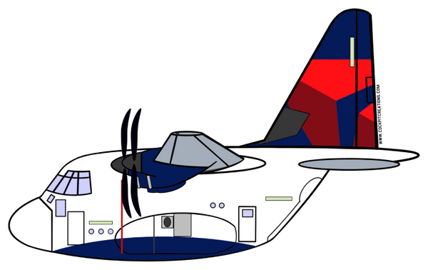 C-130 Mother D Sticker