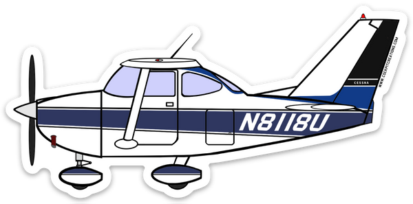 C-172 N8118U Sticker