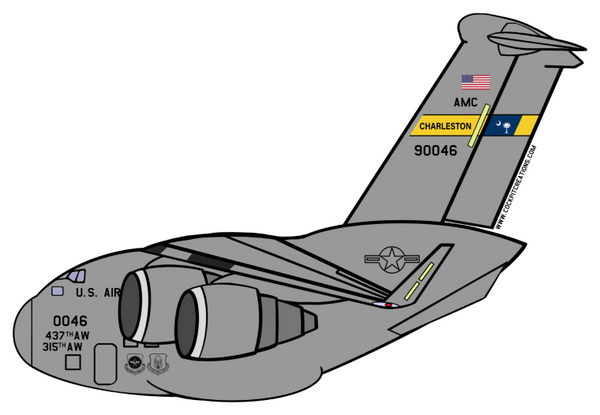 C-17 Charleston Sticker