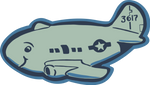 C-46 Commando Cartoon Sticker