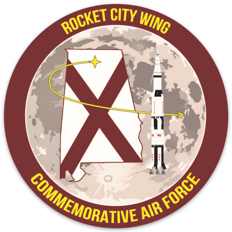 CAF Rocket City Logo Sticker