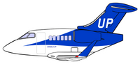 Challenger 350 Wheels UP Sticker